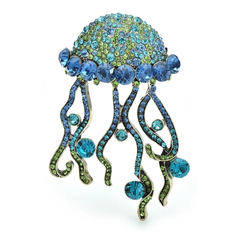 ❤️ Under the Sea Collection, Jellyfish Brooch, Large Jellyfish Pin,